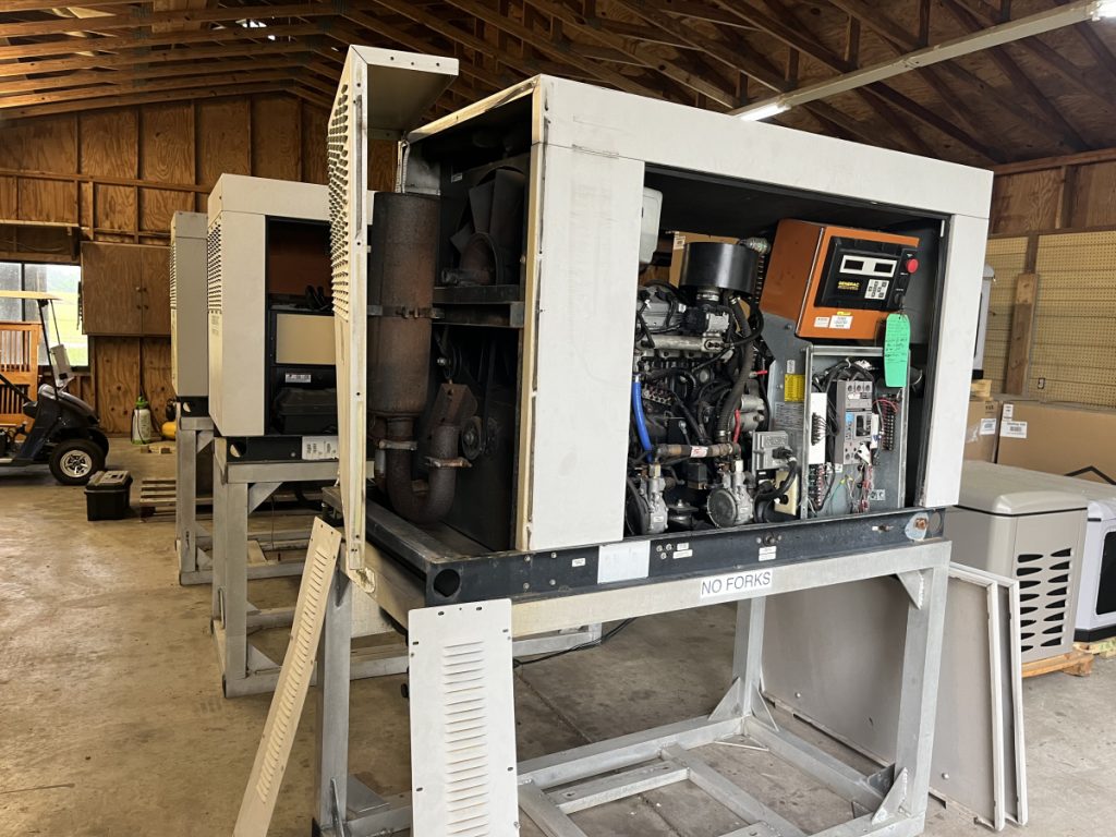 Used units being prepped by our team for delivery.